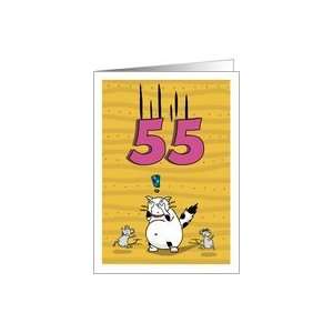  Happy Birthday to 55 Year Old   Number 55 falls on cat 