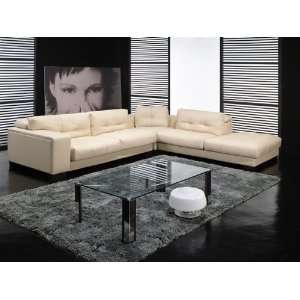 Italian Leather Sectional Sofa Set   Gavin Leather Sectional with Left 