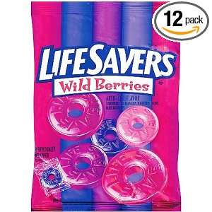 LifeSavers Wild Berries Hard Candy, 6.25 Ounce Bags (Pack of 12)