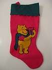   Winnie the Pooh Felt Christmas Stocking Present FUN Official