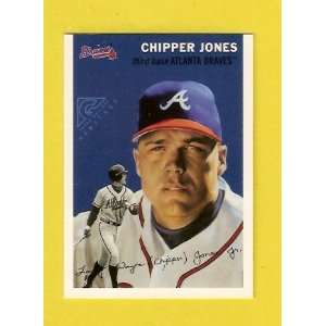  Jones 2000 Topps Gallery Heritage Baseball Insert (Atlanta Braves 