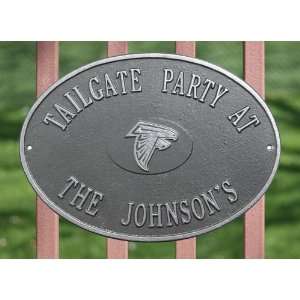  Atlanta Falcons Personalized Pewter and Silver Indoor 
