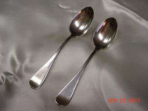 Pair Silver Spoons NF Silver Co.  