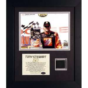 Tony Stewart   2005 Dodge/Save Mart 350 Champion   Framed 6x8 