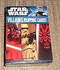 2011 STAR WARS VILLAINS PLAYING CARDS SEALED DECK