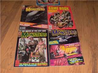 LOT OF 5 FAMOUS MONSTERS MAGAZINES #s 119, 181, 158, 161 and No 