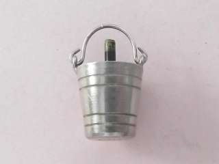   STERLING SILVER CHAMPAGNE BOTTLE IN ICE BUCKET CHARM 1960  