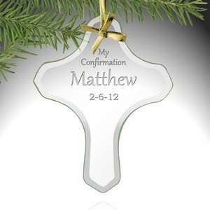  My Confirmation Personalized Cross Ornament