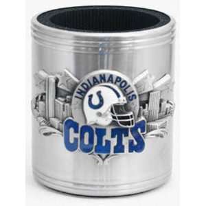 Indianapolis Colts Stainless Steel & Pewter Can Cooler  