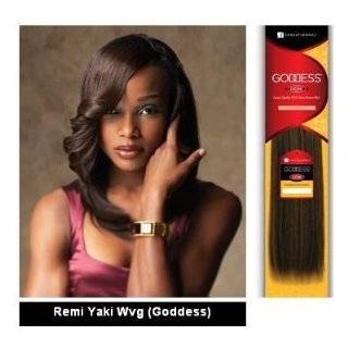 Goddess Remi Human Hair Weave Sensationnel Original Yaki 10 Color 1B 