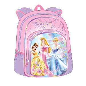   Backpack, Princesses on Pale Blue Background  Shimmering Toys & Games