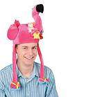Adult Plush Pink Flamingo Hat Animal Costume Tropical