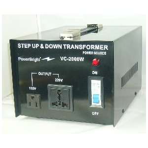  Power Bright VC2000W Voltage Transformer 2000 Watt Step Up 