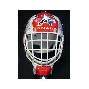 Signed Canada, Team Goalie Mask by the 2002 Team Canada (23 Signatures 