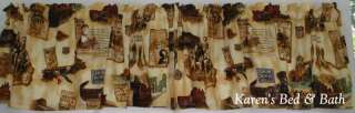 Western Cowboy Train Robbery Outlaw Bandit Valance NEW  