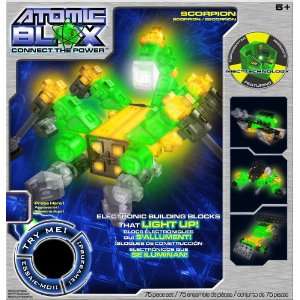  Atomic Blox SCORPION 75 Pc. Electronic Light Up Building 