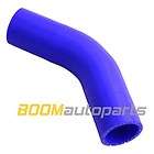 Blue 1.5 3 PLY 45 Degree Elbow Universal Silicone Turbo Intake Hose 