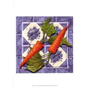  Carrot Tile Poster by Abby White (13.00 x 19.00)