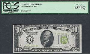 10 1928 CRAREST $10 FRNAMONG FINESTPCGS Ch New 63 PPQ  