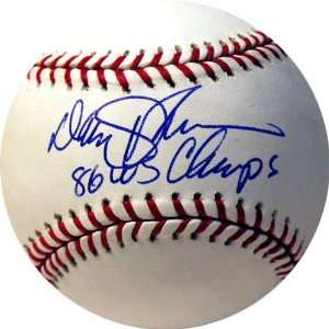 Davey Johnson Autographed MLB Baseball with 86 WS Champs Inscription 