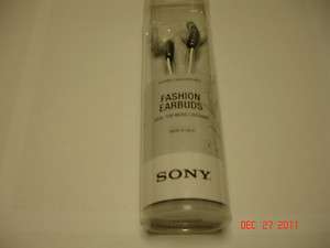 Genuine Sony Fashion Earphones/Earbu​ds Gray MRD E10LP  