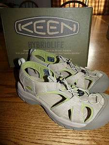 Keen Womens Venice Leather waterproof Sandals Biege NIB 7 1/2 