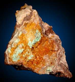 Brilliant Orange WULFENITE Crystals Rowley Mine AZ  