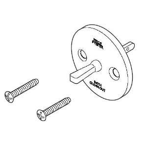   19 Series Bathtub Drain Overflow Plate Sub Assembly with Screws 960