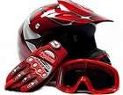 motocross new kids youth atv helmet goggles gloves s one