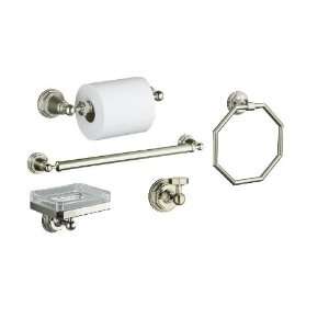  Better Accessory Pack 2 Polished Nickel Pinstripe 18 Towel Bar 