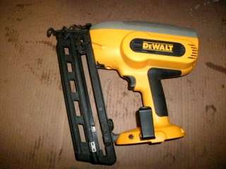 HANDYMAN DEWALT FINISH NAILER DC618 & RECIPROCATING SAW  