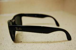   Ray Ban RB 4105 Folding Wayfarer 601 Black Sunglasses 50mm  