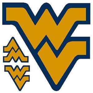  NCAA WVU West Virginia Mountaineers   3 Large Wall Accent 
