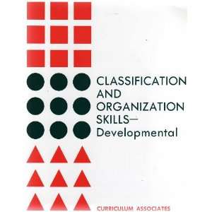  Classification and Organization Skills Developmental 