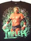 triple h green profile wwe wrestling t shirt one day shipping 