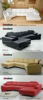 Modern Euro style leather sectional sofa set VTS878  