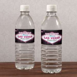  Las Vegas Water Bottle Label Toys & Games