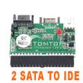 15+7 Pin Power/Data to 4 Pin IDE Power SATA Data Cable  