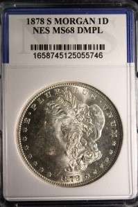 AUTHENTIC 1878 S MORGAN SILVER DOLLAR HIGH MS COIN #746  