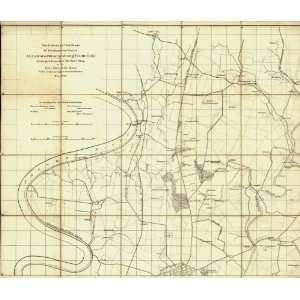    1894 Civil War map Antietam National Battlefield MD