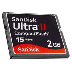 Sandisk Ultra II 2GB Compact Flash Memory Card  