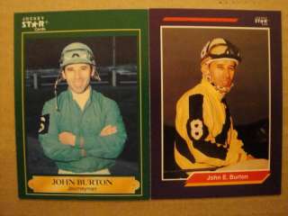 HORSE RACING, JOCKEY CARDS, (LOT 2) JOHN BURTON  