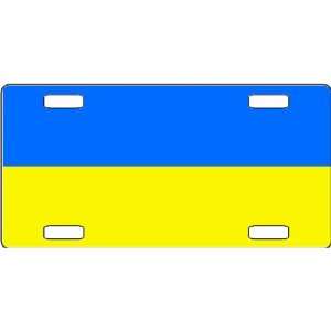 Ukraine Flag Vanity License Plate
