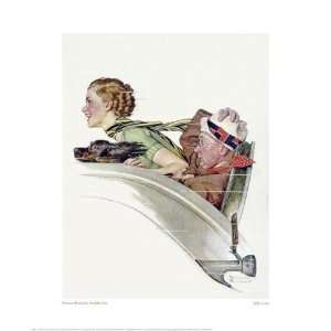  Norman Rockwell   Rumble Seat Giclee