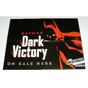  1999 Batman Dark Victory DC Comic Book Shop Dealers 22 by 