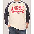 Stitches Mens Anaheim Angels Raglan Thermal Shirt 