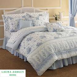 Laura Ashley Rebecca King size 4 piece Comforter Set  