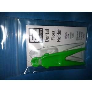 FLOSS   Dental Floss Holder ** Neon Green COLOR ** (use with your 