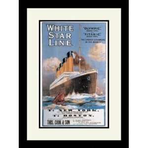  White Star Line by Unknown   Framed Artwork