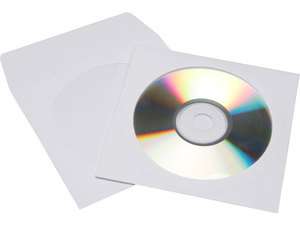   CD DVD R Disc Paper Sleeve Envelope Clear Window Flap 100g  